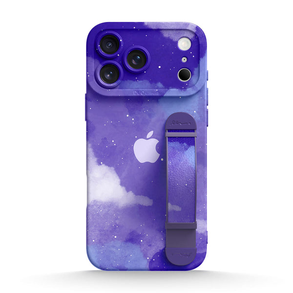 Astral Purple Blue | iPhone Series Multifunctional Wristband Case