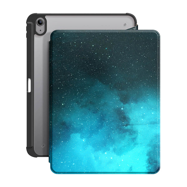 Fluorescent Star Blue | iPad Series Snap 360° Stand Impact Resistant Case