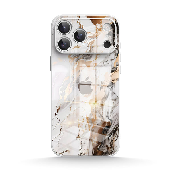 Rice Golden Jade | IPhone Series Tempered Glass Case