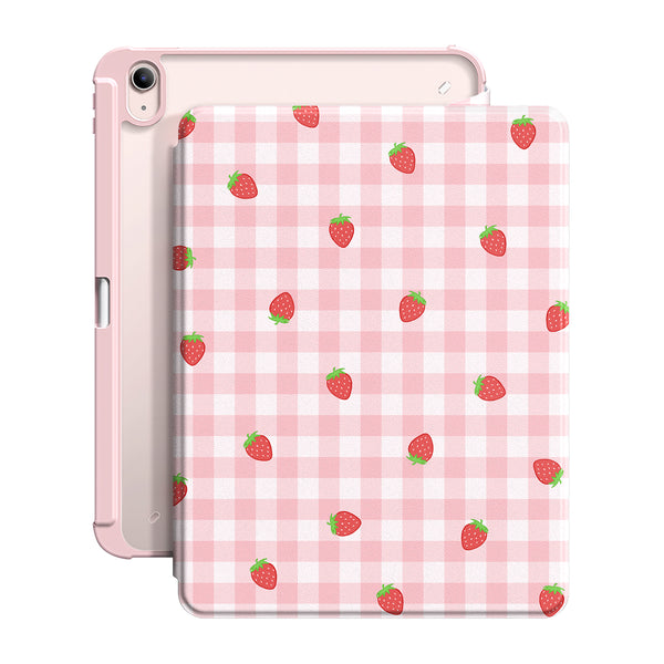 Sweet Strawberry | iPad Series Snap 360° Stand Impact Resistant Case