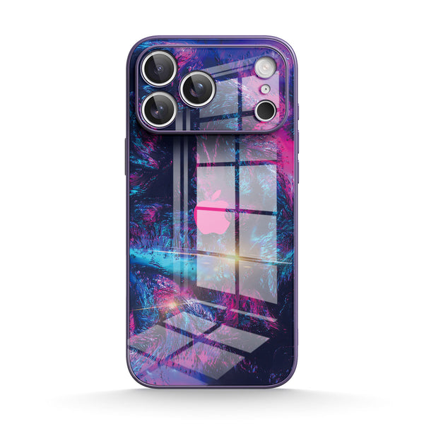 Psychedelic Nebula | IPhone Series Tempered Glass Case