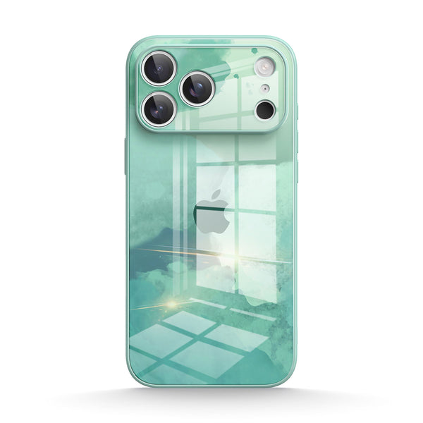 Lotus Leaf Green | IPhone Series Tempered Glass Case