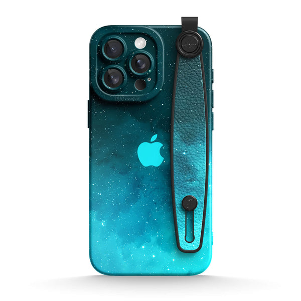 Fluorescent Star Blue | iPhone Series Multifunctional Wristband Case