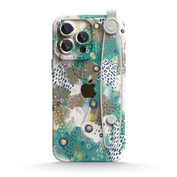 Dancing Peacock | iPhone Series Multifunctional Wristband Case