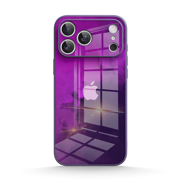 Dark Purple | IPhone Series Tempered Glass Case