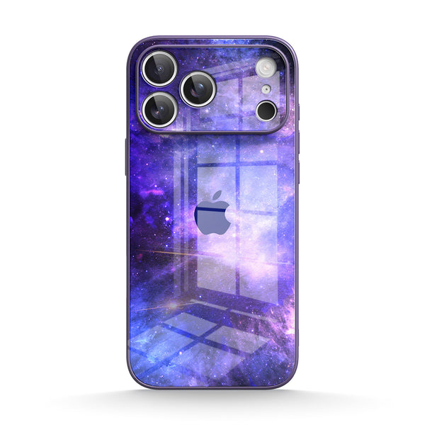 Blue-Purple Nebula | IPhone Series Tempered Glass Case