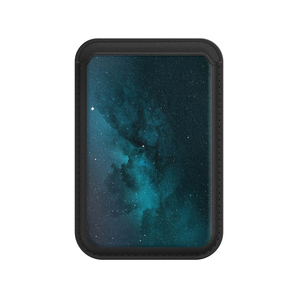 Starry Night | Leather Wallet with MagSafe