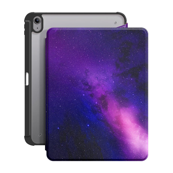 Fuchsia Galaxy | iPad Series Snap 360° Stand Impact Resistant Case