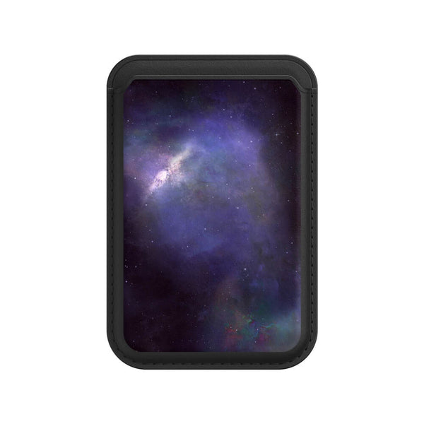 Twilight Nebula | Leather Wallet with MagSafe