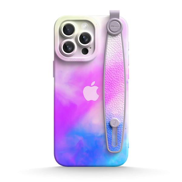 Pink and Purple Fantasy | iPhone Series Multifunctional Wristband Case