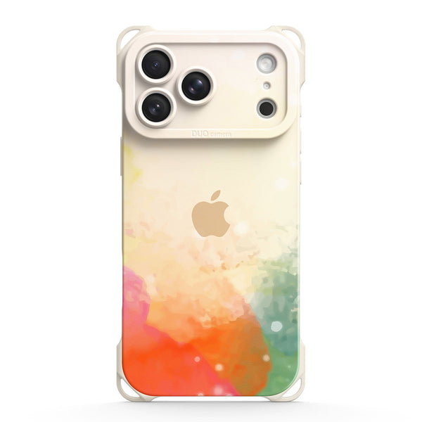 Sputte Green Orange Powder | iPhone Series Ultra Impact Resistant Protective Case