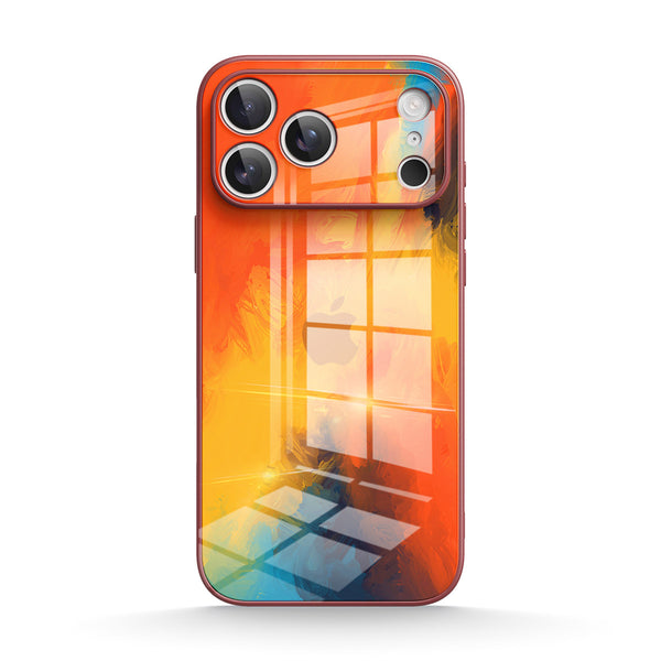 Phoenix Feather| IPhone Series Tempered Glass Case