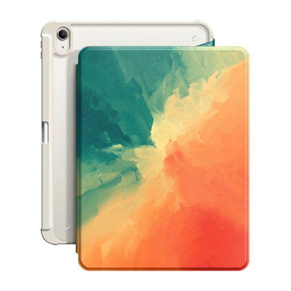 Green Orange | iPad Series Snap 360° Stand Impact Resistant Case