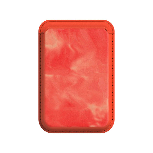 Emotional Fluctuations | Leather Wallet with MagSafe