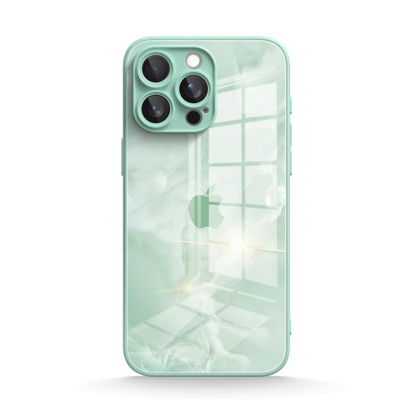 Mint Green | IPhone Series Tempered Glass Case