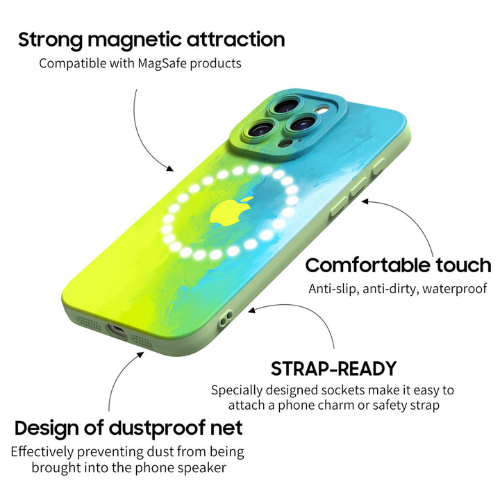 Green/Orange | IPhone Series Impact Resistant Protective Case