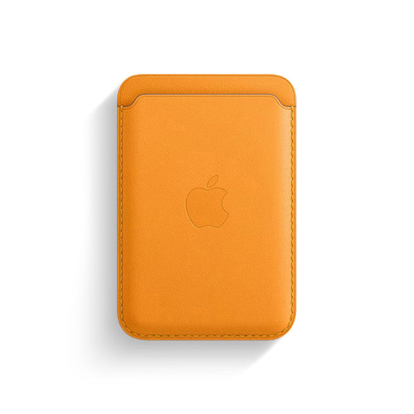 California Poppy | Leather Wallet with MagSafe