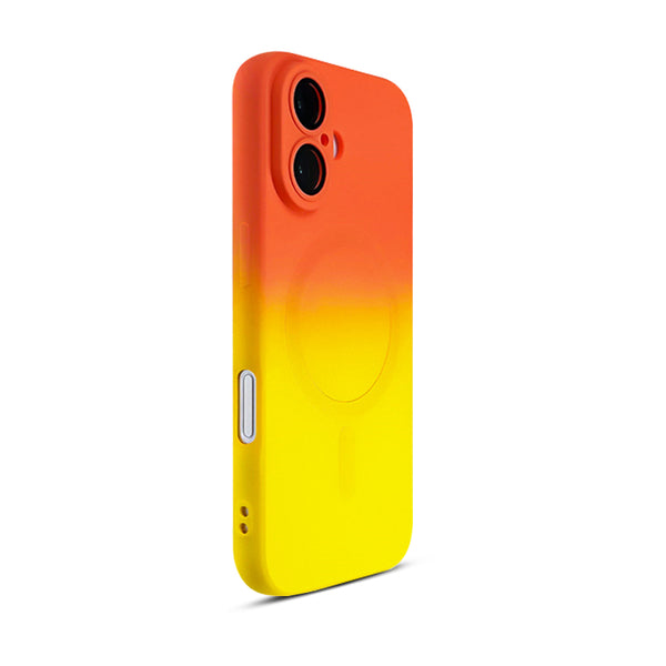 Orange-Yellow | iPhone MagSafe Gradient Silicone Case