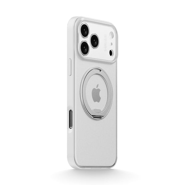Transparent White | iPhone MagSafe Stand Frosted Case