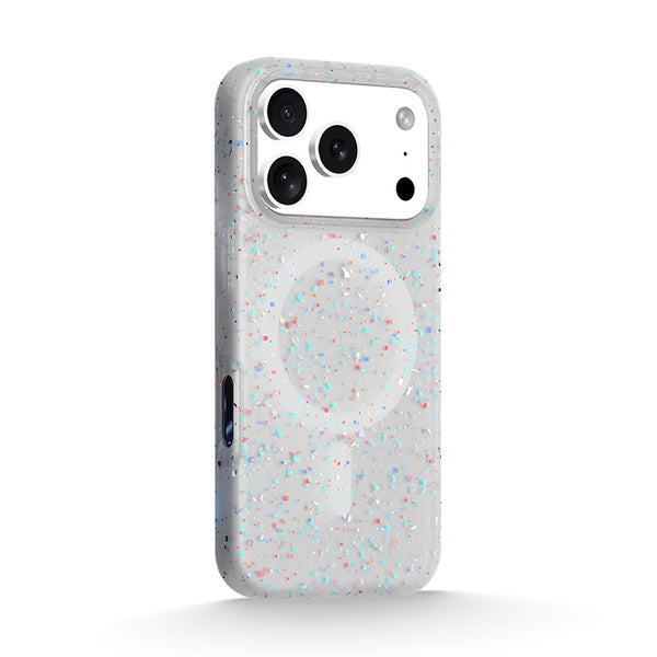 Translucent White | iPhone MagSafe Spotted Silicone Case