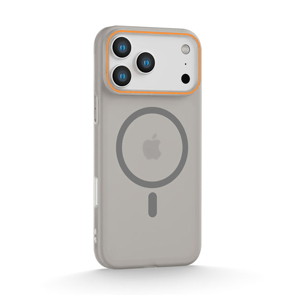 Transparent Gray | iPhone Magsafe Micro-Transparent Frosted Case
