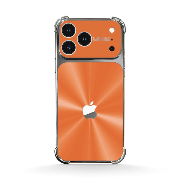 Orange | iPhone Four-Corner Iridescent Case