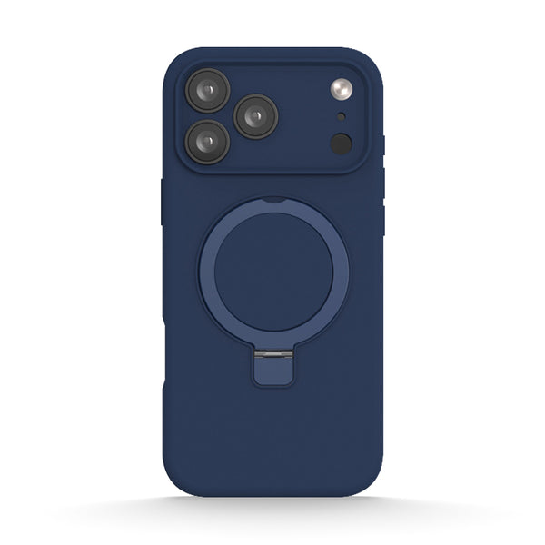Navy Blue | iPhone MagSafe Bracket Liquid Case