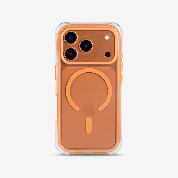 Transparent Orange | iPhone MagSafe Vacuum Airbag Case