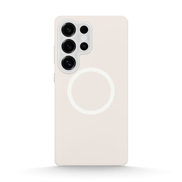 White | Samsung Colorful MagSafe Silicone Case