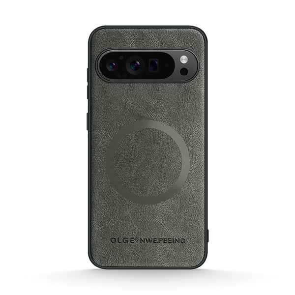 Silver Gray | Google MagSafe Leather Case