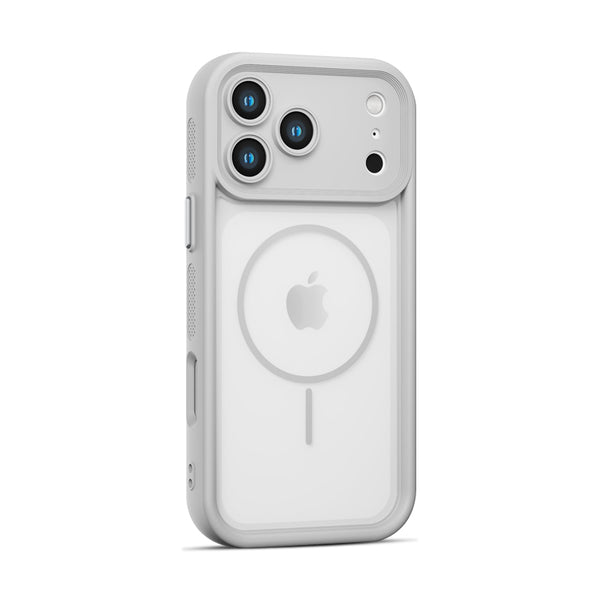 Light Gray | iPhone Magsafe Heat Dissipation Semi-Transparent Case