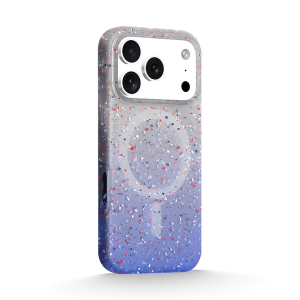 Transparent Blue | iPhone MagSafe Spotted Silicone Case