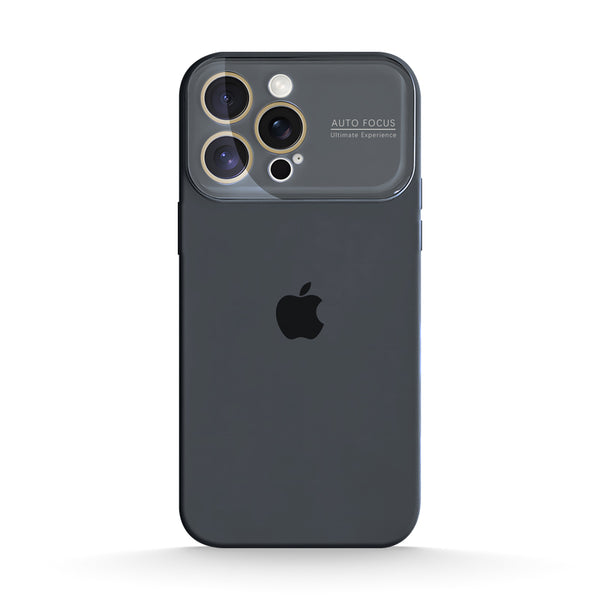Graphite Gray | iPhone Large Window Liquid Silicone Case