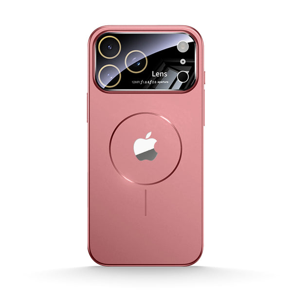Burgundy Red | iPhone Magsafe Large Window Matte Case