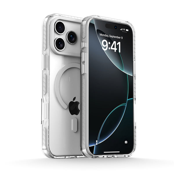 Transparent White | iPhone Magsafe Color Strip Transparent Case