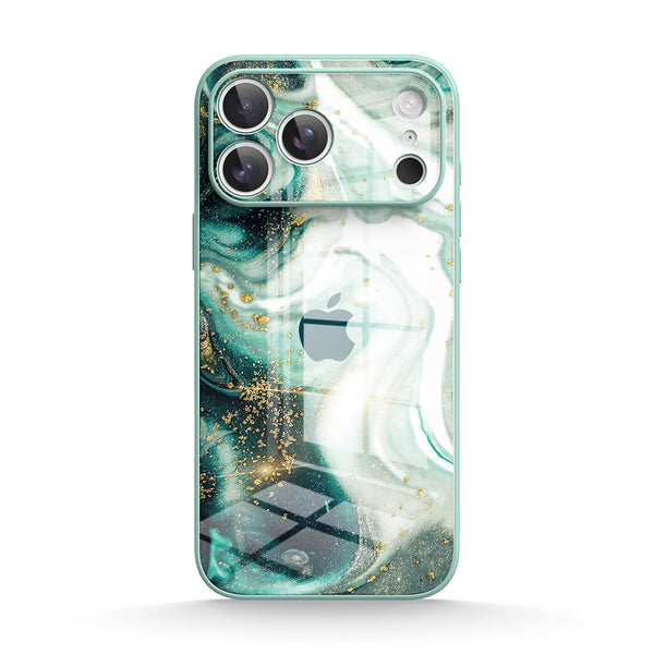 Gilt Jade | IPhone Series Tempered Glass Case