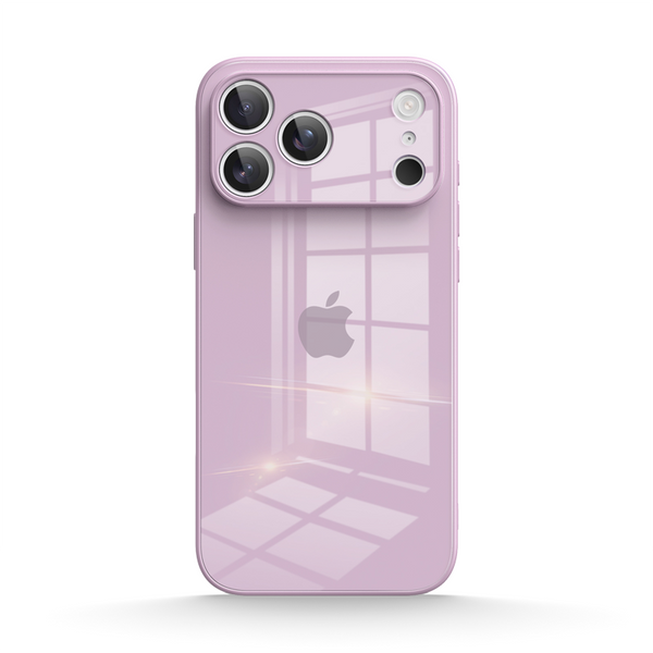 Grass Purple | iPhone Tempered Glass Phone Case
