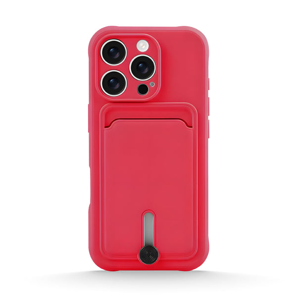 Big Red | iPhone Card Holder Mobile Phone Case