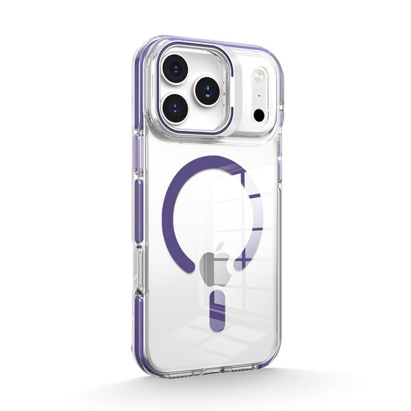 Transparent Purple | iPhone Magsafe Camera Bracket Case