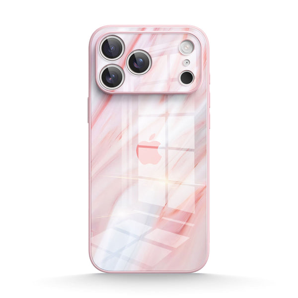 Pink Jade | IPhone Series Tempered Glass Case