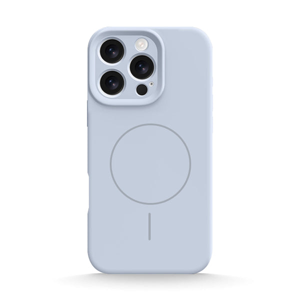 Light Blue | iPhone Touch AI Button MagSafe Silicone Case