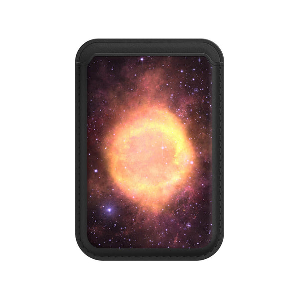 Solar Nebula | Leather Wallet with MagSafe