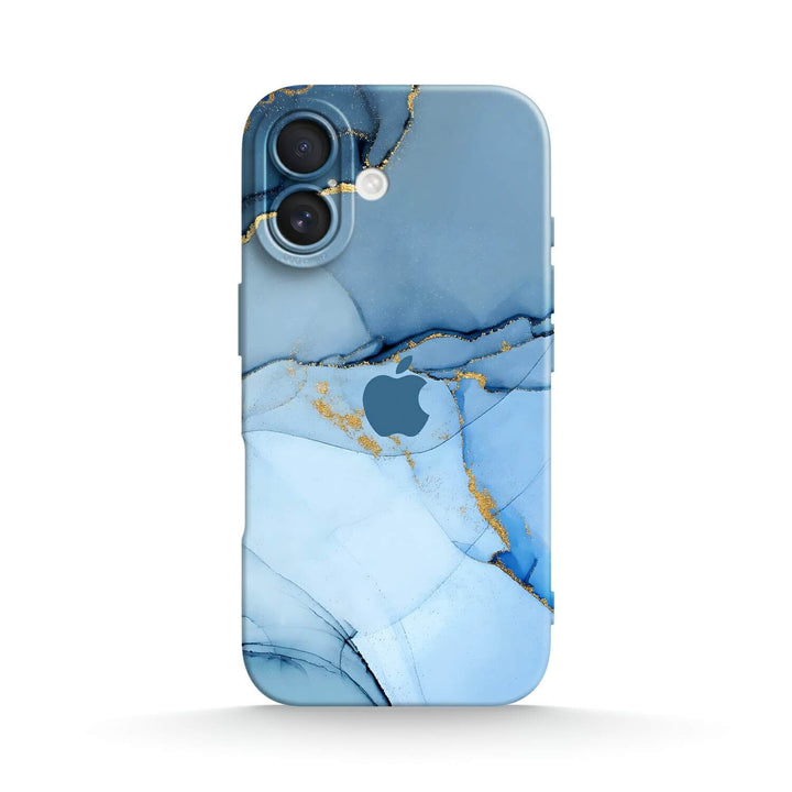 Gold Crack Blue | IPhone Series Impact Resistant Protective Case