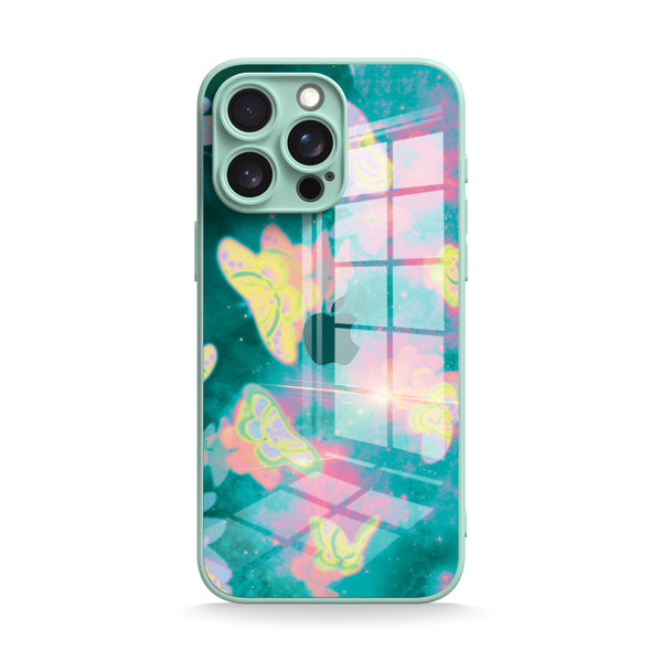 Morpho Butterfly | IPhone Series Tempered Glass Case