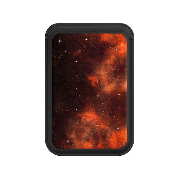 Mars Nebula | Leather Wallet with MagSafe