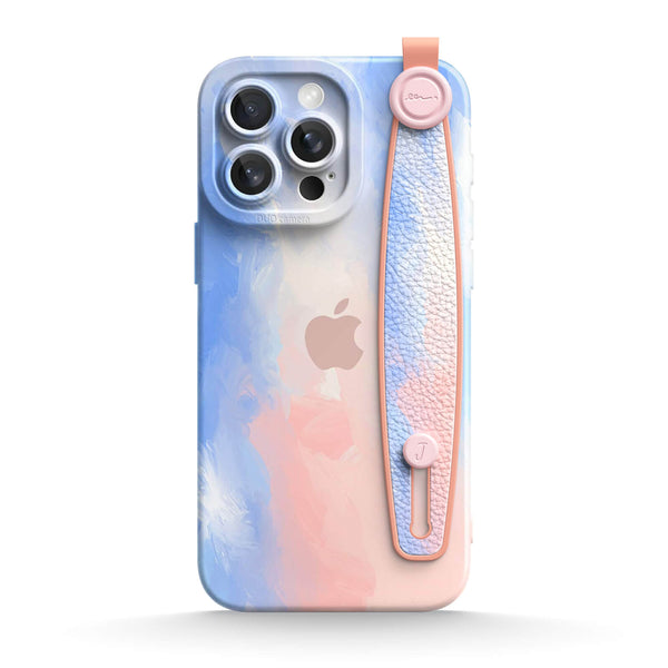 Lavender Pink | iPhone Series Multifunctional Wristband Case