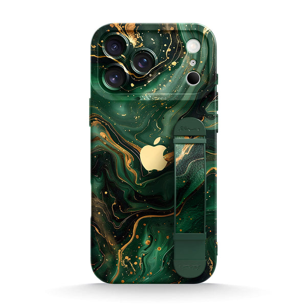 Gilded Green | iPhone Series Multifunctional Wristband Case