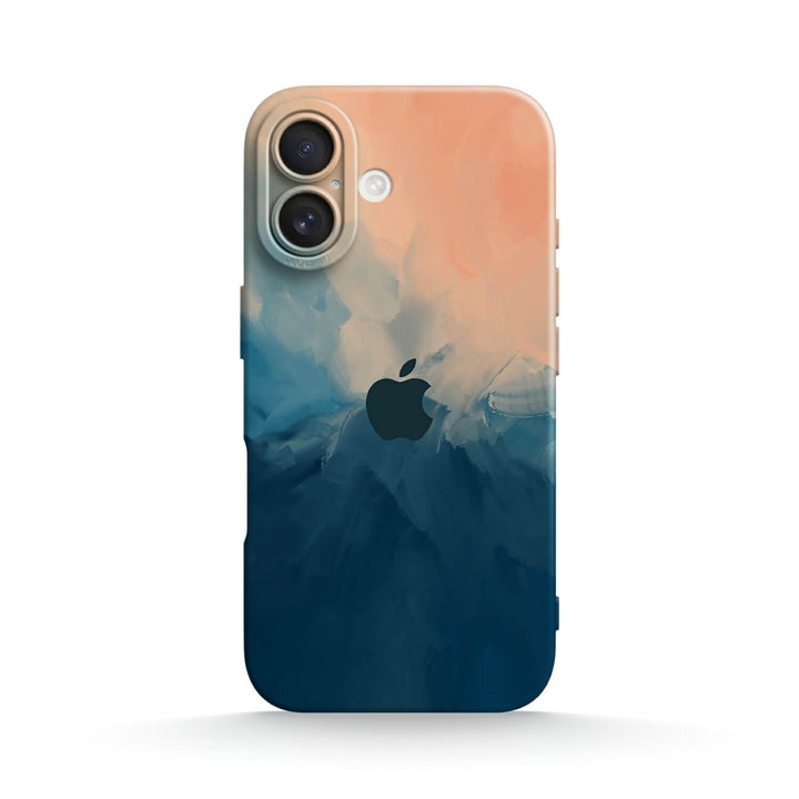 Beige Blue | IPhone Series Impact Resistant Protective Case