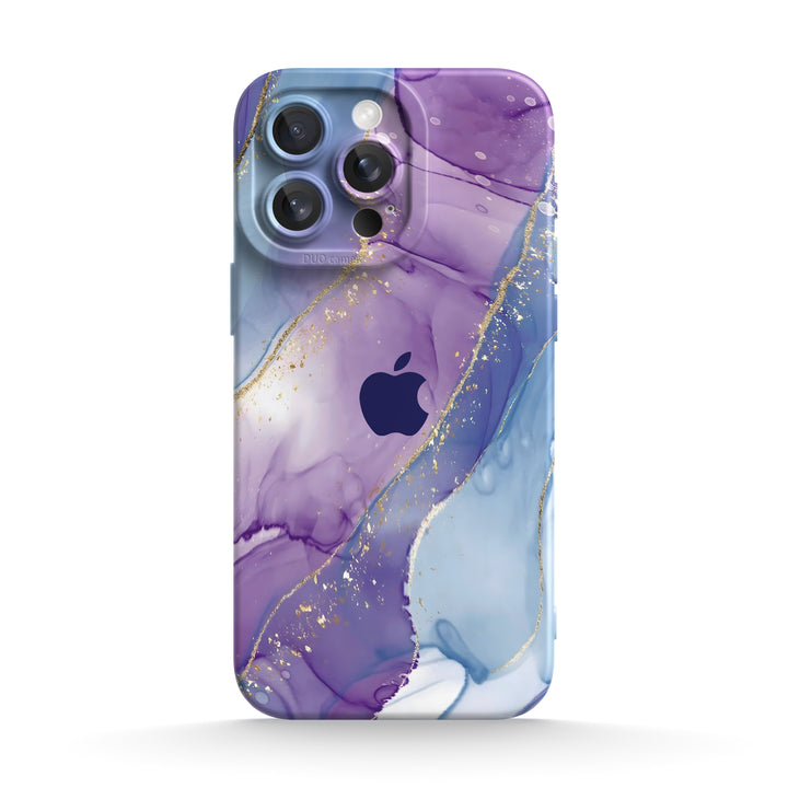 Purple Blue Gilt | IPhone Series Impact Resistant Protective Case