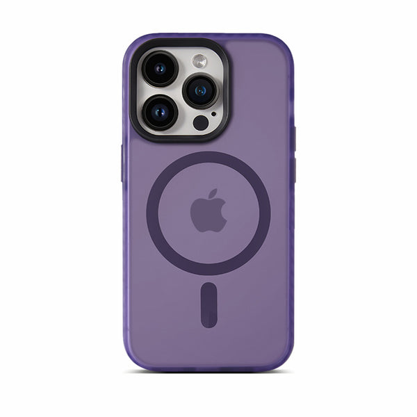 Dark Purple | iPhone MagSafe Matte Shockproof Case
